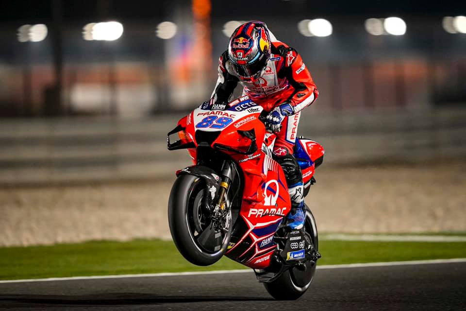 MotoGP. Katare vykusioje kvalifikacijoje - čempionato naujoko ir „Pramac“ triumfas